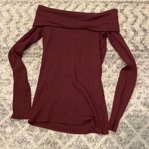 A&F Womens small off the shoulder top